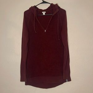 L.L. Bean Maroon Quarter-Zip